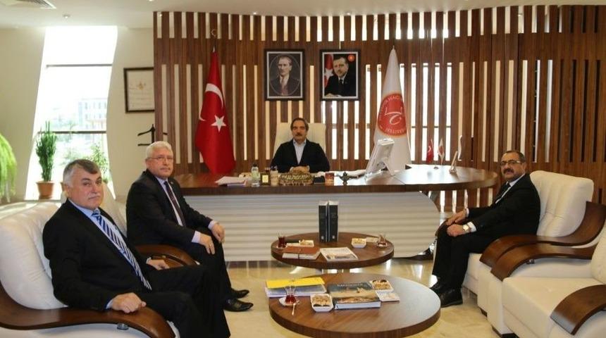 Ptt Başmüdürü Ersoy, Rektör Bağlı’yı Ziyaret Etti