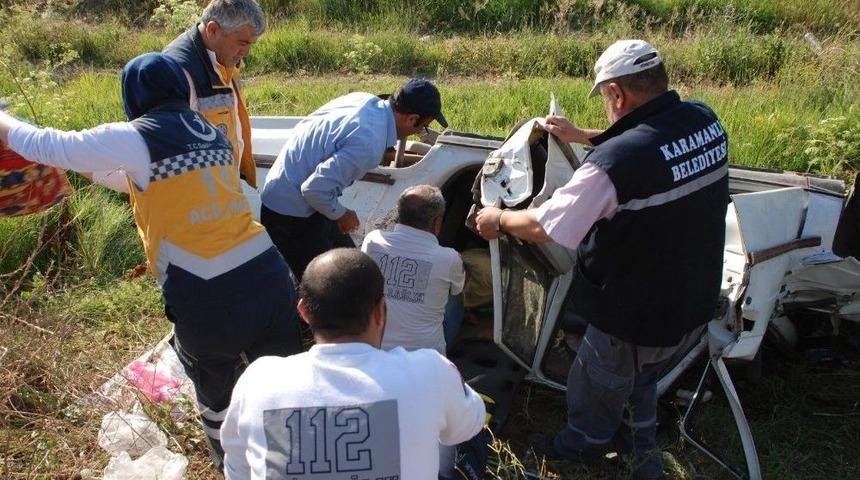 Burdur’da Otomobil Şarampole Uçtu: 1 Ölü, 2 Yaralı
