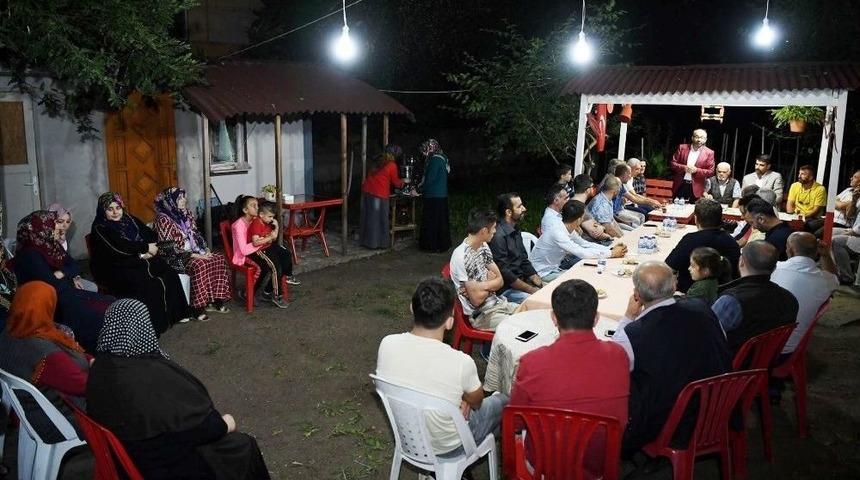 Başkan Üzülmez, Şahin Ailesine Misafir Oldu