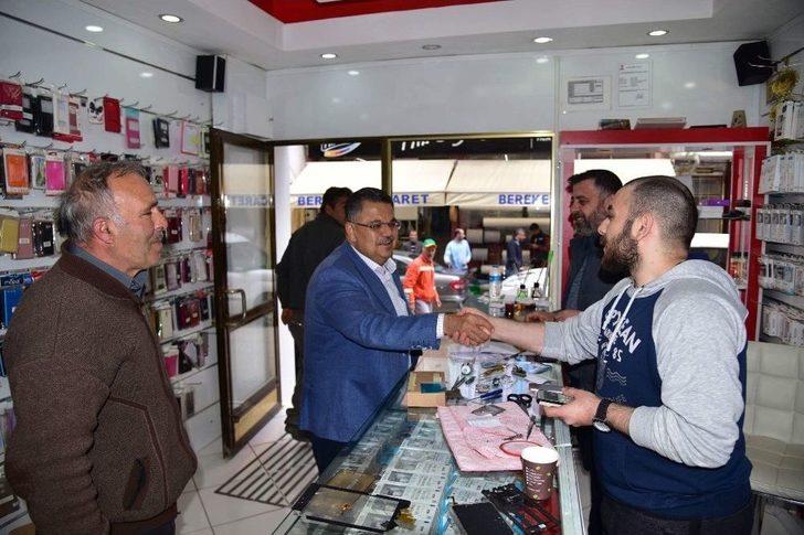 Başkan Yağcı Esnafla Bir Araya Geldi G4