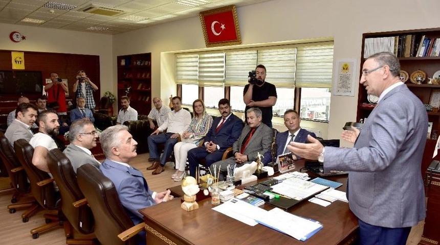 Büyükataman’dan Başkan Kurtulan’a Ziyaret