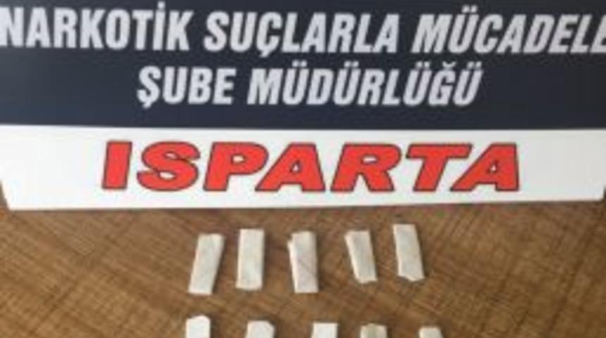 Isparta&rsquo;da Satışa Hazır 11 Paket Eroin Ele Ge&ccedil;irildi