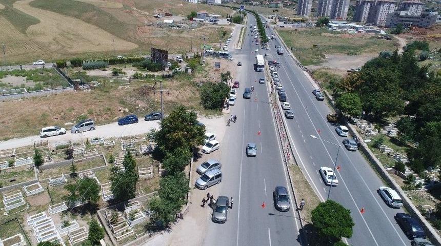 İha İle Trafik Yoğunluğu Ve Kazalar Kontrol Ediliyor