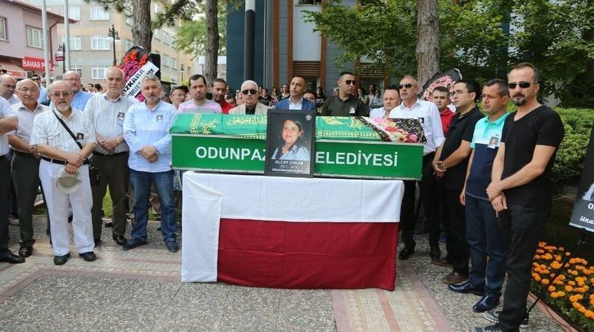 Odunpazarı Belediye Başkan Yardımcısı &Ccedil;okar Son Yolculuğuna Uğurlandı