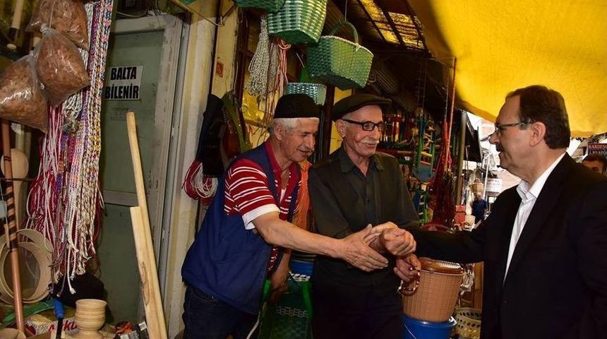 Başkan Şahin, Çarşamba’da Destek İstedi