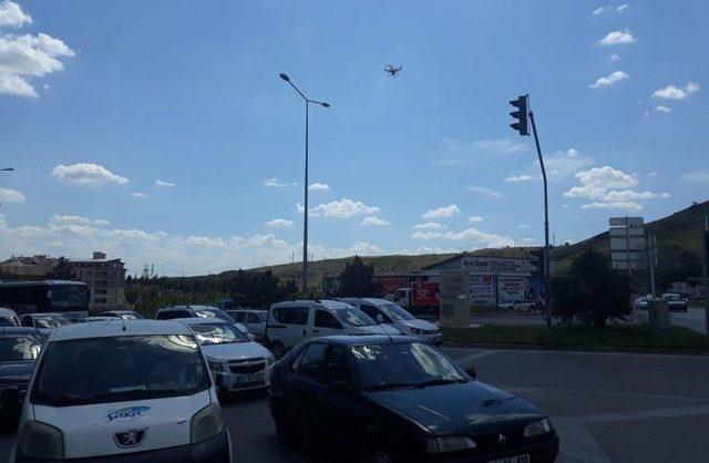 Yozgat’ta Bayram Öncesi Drone İle Trafik Denetimi Yapıldı