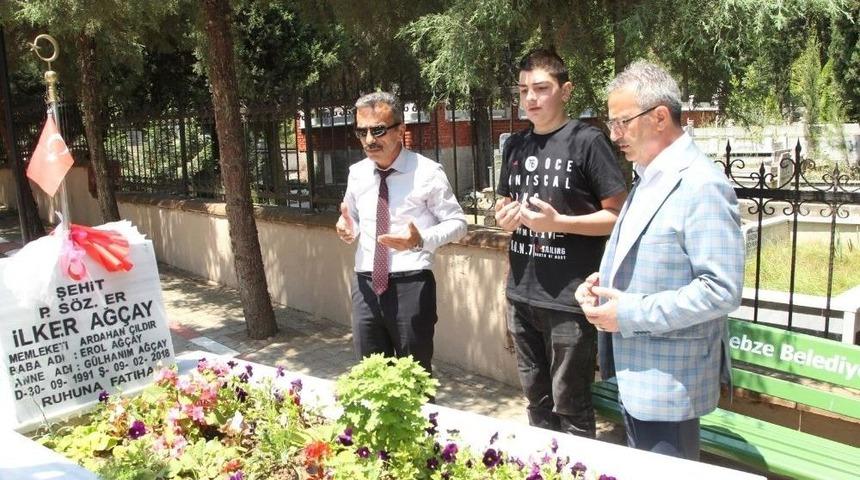 K&ouml;şker Ve G&uuml;ler&rsquo;den Şehitlik Ziyareti