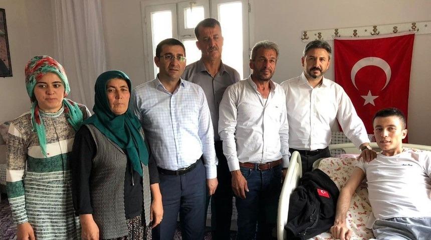 Başkanvekili Aydın&rsquo;dan Afrin Gazisine &lsquo;ge&ccedil;miş Olsun&rsquo; Ziyareti