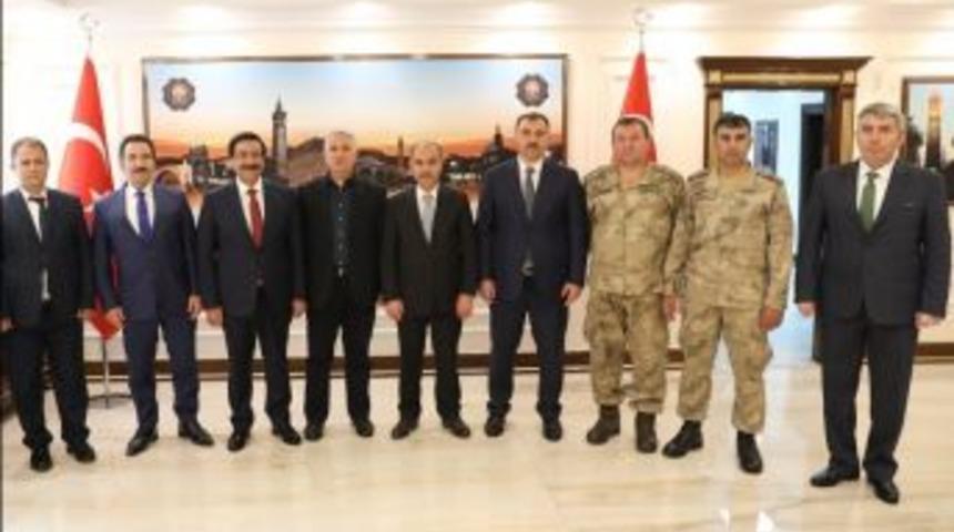 (d&uuml;zeltme) Valilerden Başkan Atilla&rsquo;ya Ziyaret