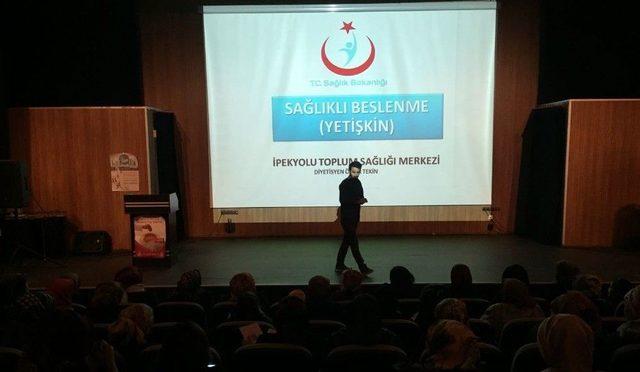 İpekyolu Belediyesinden “yeterli, Dengeli Beslenme Ve Obezite” Semineri