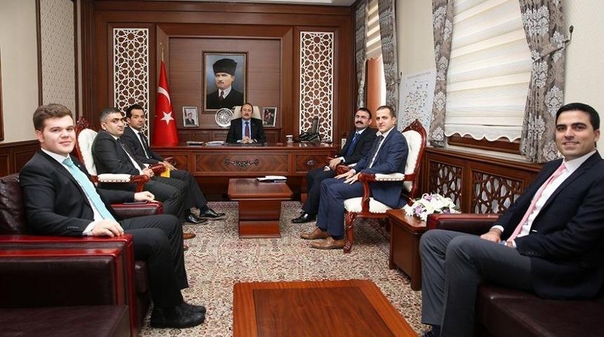 Kaymakamlardan Vali Ali Hamza Pehlivan’a Ziyaret