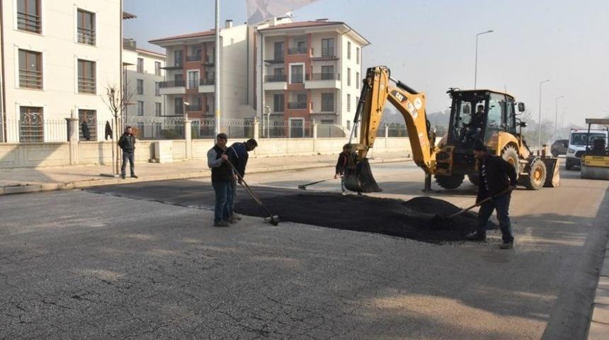 D&uuml;zce Belediyesinden Hız Kesici Kasis &Ccedil;alışması
