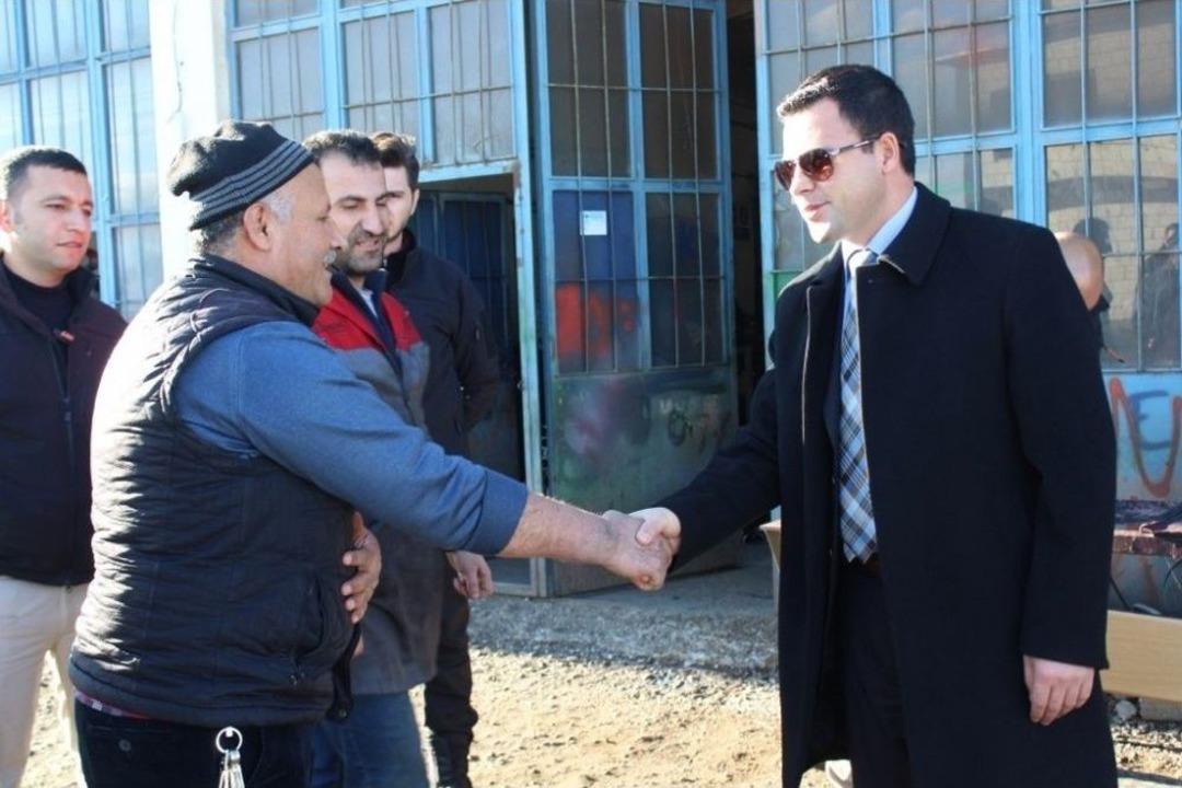 Başkan Vekili Uzan&rsquo;dan Sanayi Esnafına Ziyaret