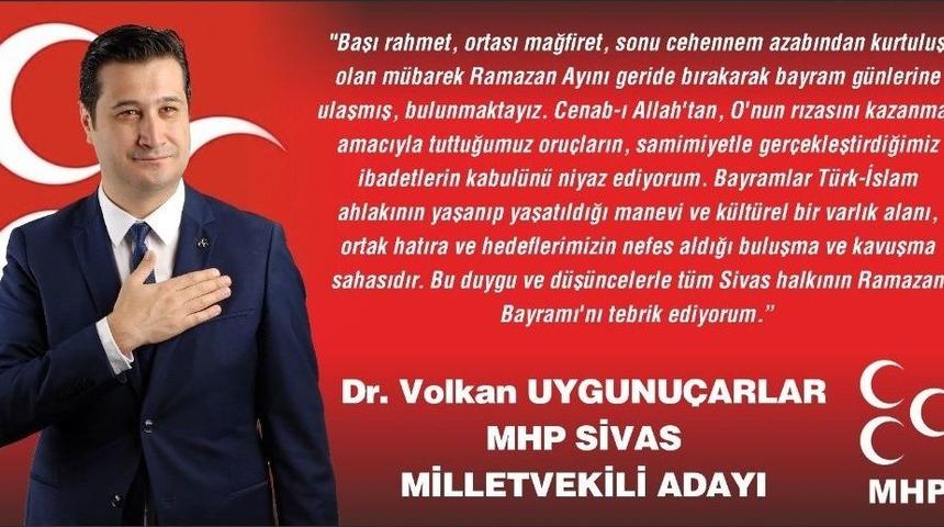 Mhp Sivas Milletvekili Adayları Ramazan Bayramı&rsquo;nı Kutladı