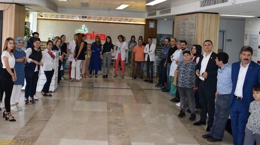 Bayram Ziyareti Hastalara Moral Oldu