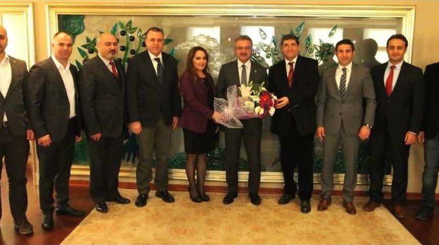 Kaısiad Y&ouml;netimi, Başkan K&ouml;şker&rsquo;i Ziyaret Etti