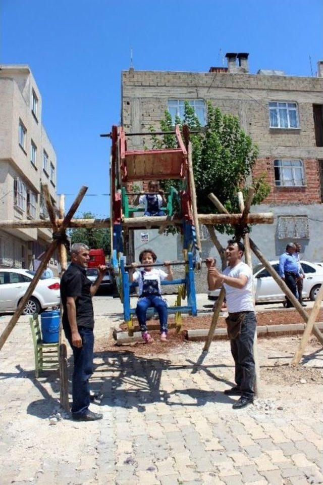 Kilis’te Çocuklar Suriyeli Arkadaşlarıyla Birlikte Eğleniyor