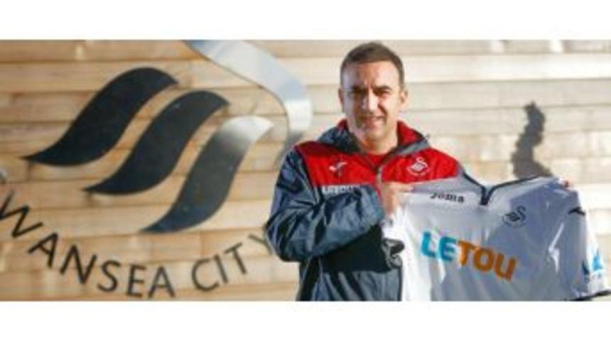 Carlos Carvalhal, Swansea City&rsquo;nin Başına Ge&ccedil;ti