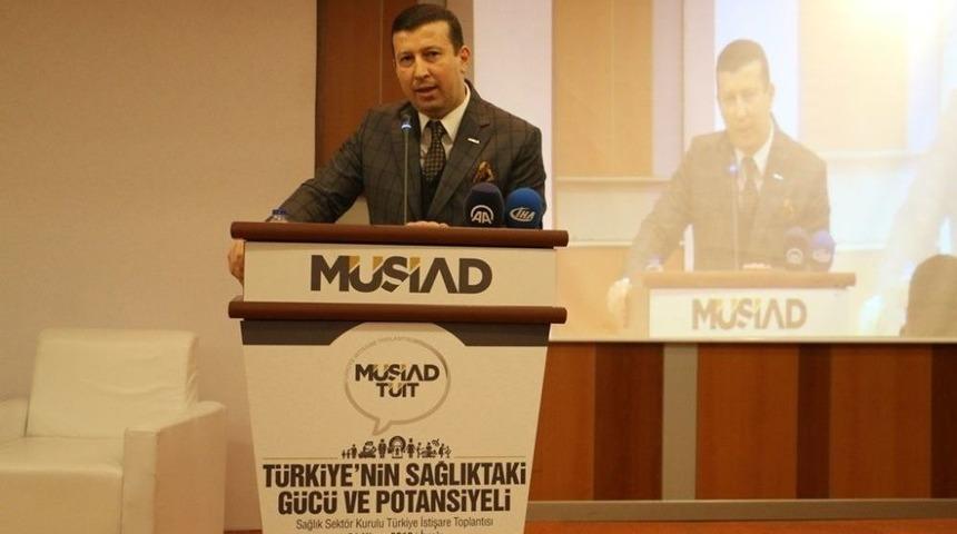 M&uuml;siad İzmir Şube Başkanı &Uuml;mit &Uuml;lk&uuml;, &rdquo;hastanelerin Adı Şifahane Olsun&rdquo;