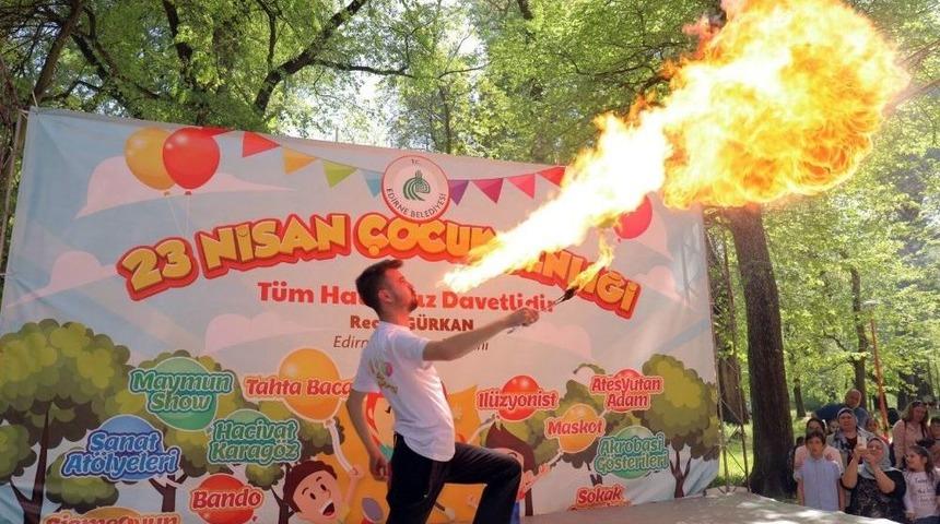 Edirne&rsquo;de 23 Nisan Kutlamaları