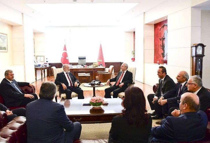 Kılıçdaroğlu, Sp Genel Başkanı Karamollaoğlu İle Görüştü G2