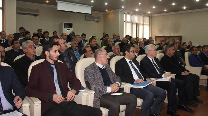 Vali Mantı, Muhtarlarla Bir Araya Geldi