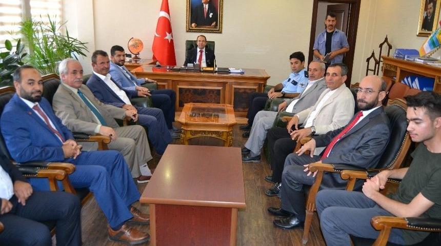 Kulu&rsquo;da Protokol Bayramlaştı