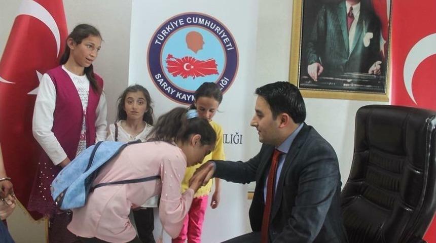 Saray İl&ccedil;esinde Bayramlaşma