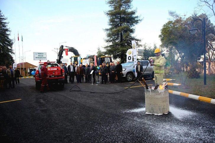 Giresun Orman Bölge Müdürlüğü’nde Yeni Alınan Hizmet Araçları İçin Tören Düzenlendi G4