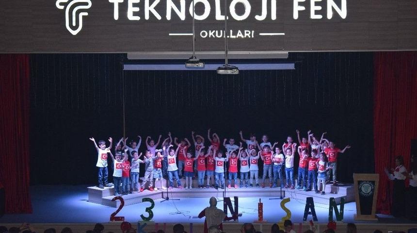 &Ouml;zel Teknoloji Fen Okulları&rsquo;nda 23 Nisan Coşkusu