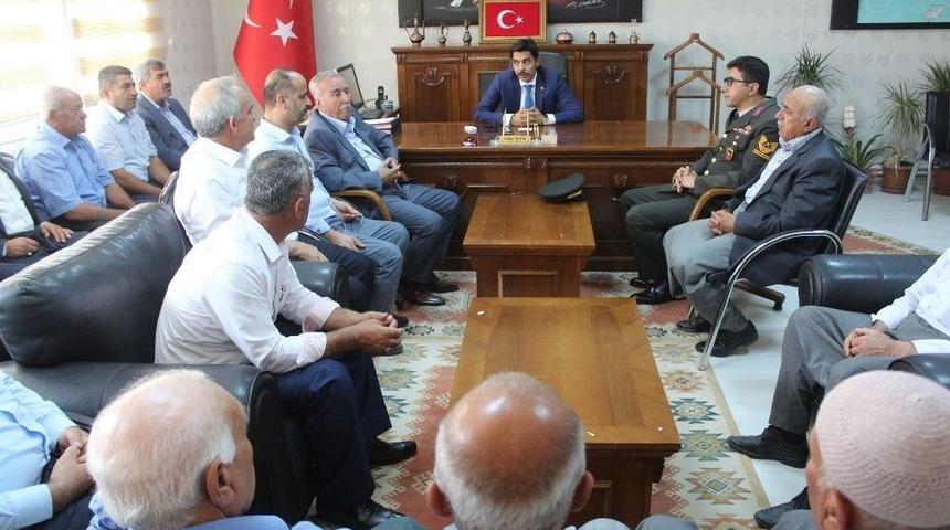 Samsat İl&ccedil;esinde Bayramlaşma