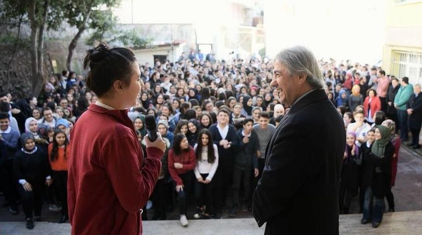 Başkan Demircan&rsquo;dan &Ouml;ğrencilere Doğum G&uuml;n&uuml; S&uuml;rprizi