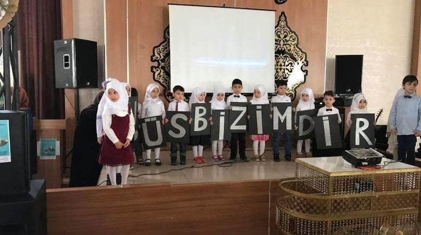 Altıntaş&rsquo;ta 4-6 Yaş Anaokulu &Ouml;ğrencilerinin Kud&uuml;s Sevgisi