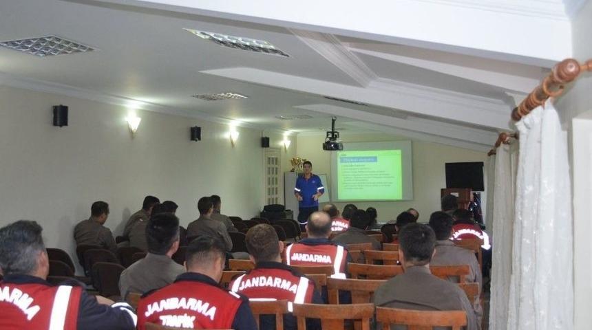 Jandarma&rsquo;ya Afet Bilinci Eğitimi Verildi