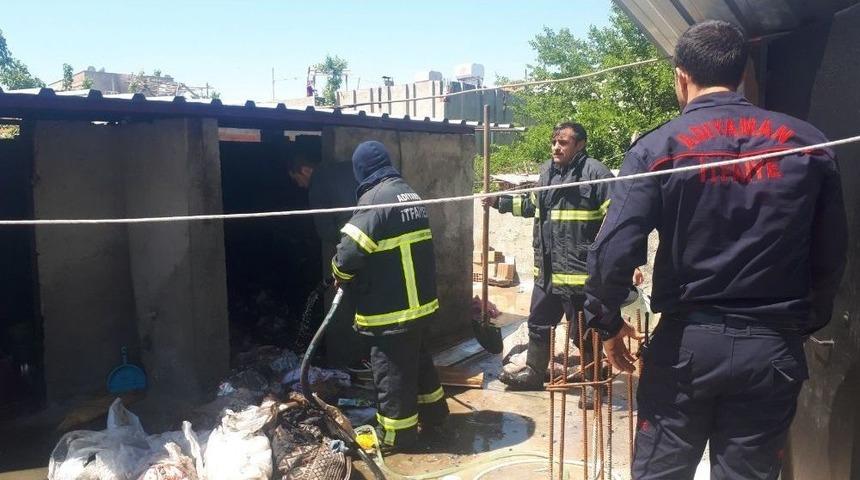 Odunluk Yangını Paniğe Neden Oldu