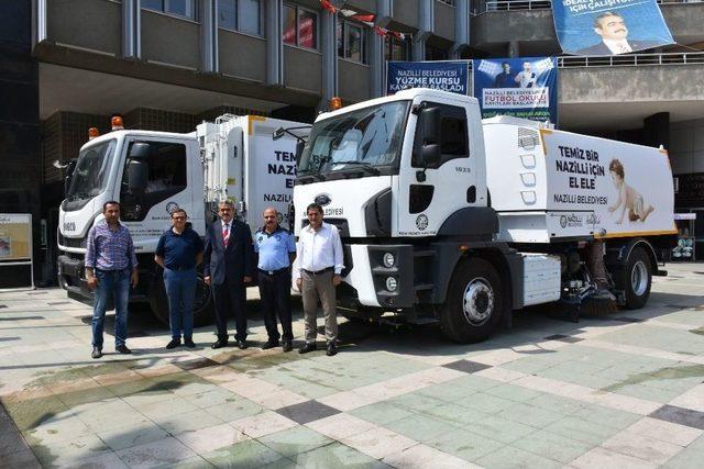 Nazilli Belediyesi Araç Filosuna İki Yeni Araç Daha Eklendi