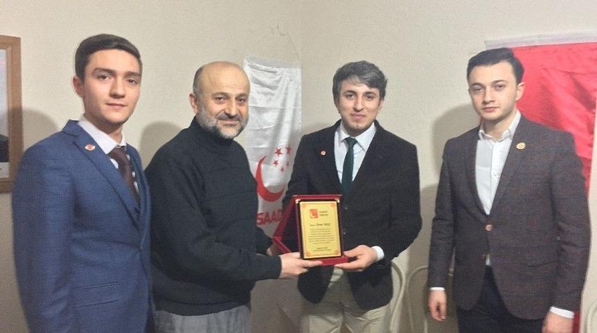 Saadet Partisi Bilecik Gen&ccedil;lik Kolları&rsquo;nda Devir Teslim T&ouml;reni Yapıldı