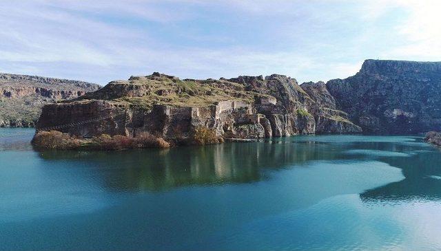 (özel Haber) Fırat’in İncisi Rumkale Havadan Görüntülendi