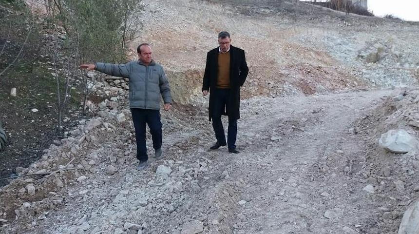 Başkan Duymuş Hafriyat &Ccedil;alışmalarını İnceledi