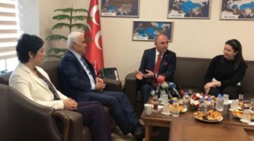 Mhp, Ak Parti Heyetini Ağırladı