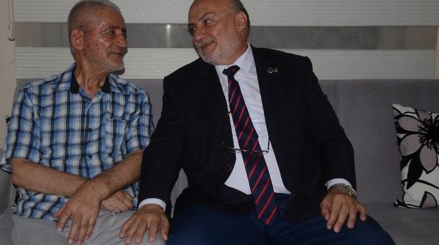 Milletvekili Adayı Yelis, Kıbrıs Gazisini Evinde Ziyaret Etti