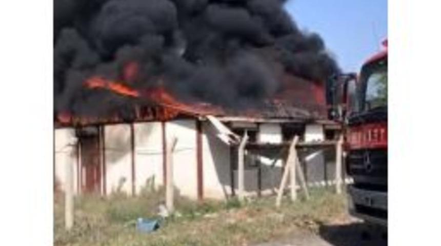 Şanlıurfa’da Depo Alevlere Teslim Oldu