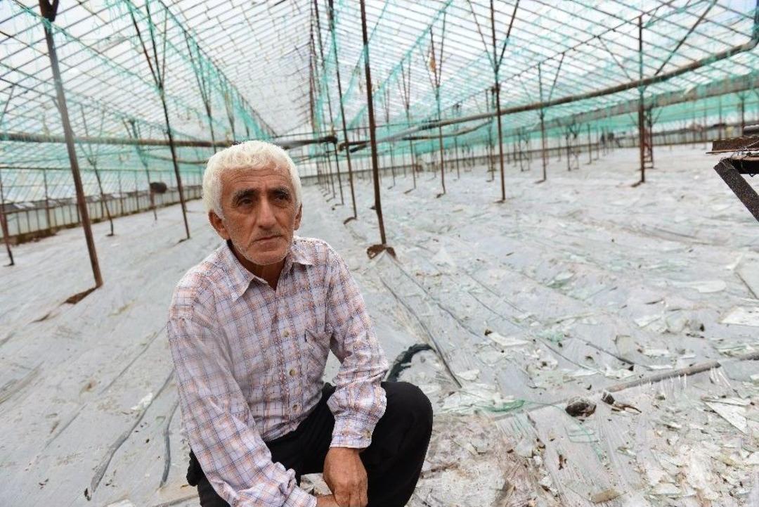 Kumluca&rsquo;yı Dolu Vurdu