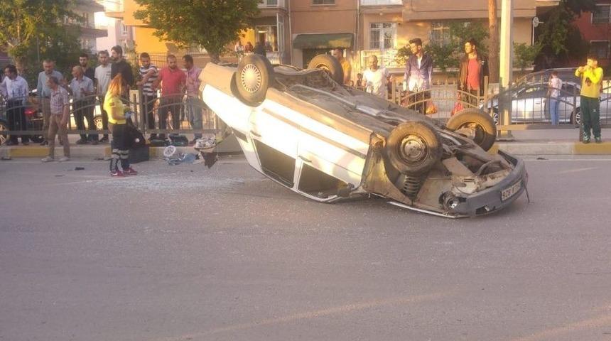 Kontrolden &Ccedil;ıkan Ara&ccedil; Takla Attı