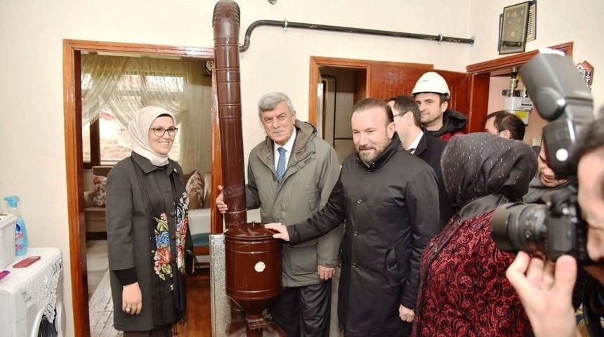 Akmeşe&rsquo;de Doğalgaz Sevinci