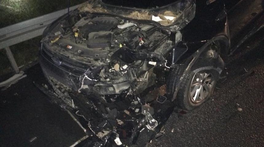 S&ouml;ke&rsquo;deki Kazada 4 Kişi Yaralandı, 1 İnek Telef Oldu