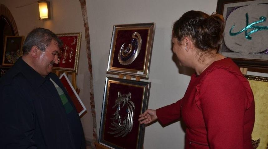 Bursalı &Ouml;ğrencilerden "afrin Şehitleri" Sergisi