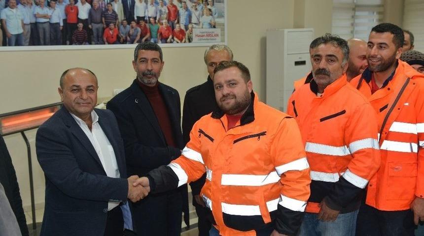 Başkan Arslan Belediye Personelinin Yeni Yılını Kutladı