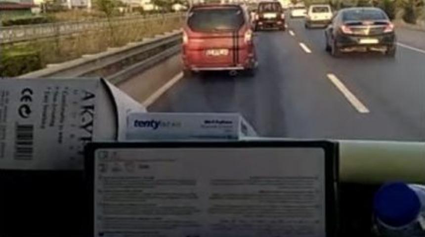 Ambulans Şof&ouml;r&uuml;n&uuml;n Trafik Magandasıyla İmtihanı