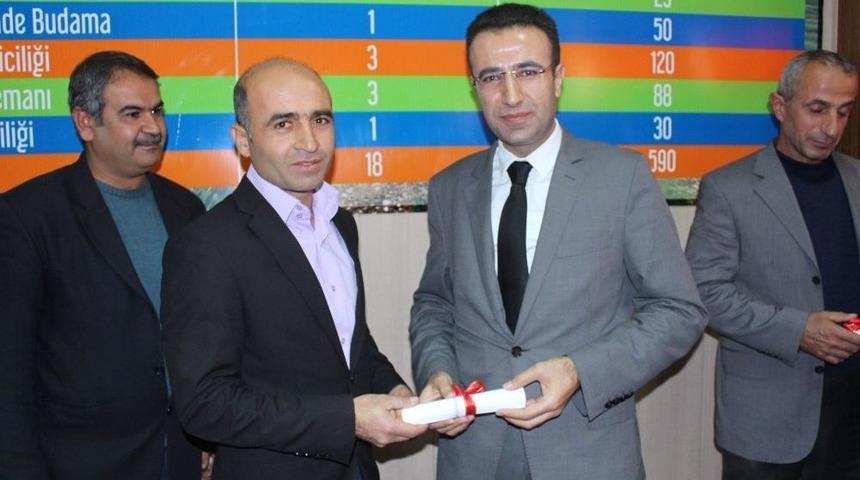 590 Kursiyer &Ccedil;ift&ccedil;i Sertifikalarını Aldı